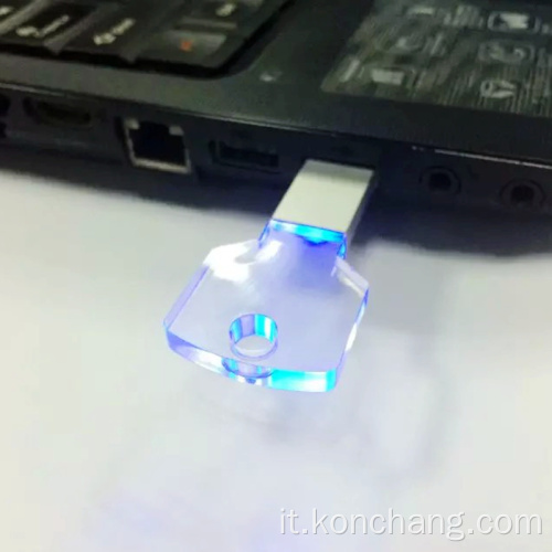 Chiavetta USB in vetro per auto